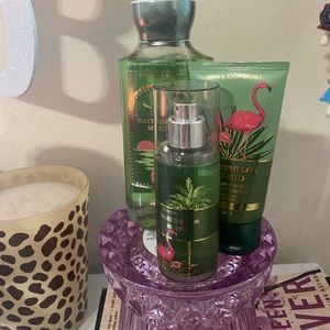 Watermelon mojito shower gel and travel fine fragrance mist and body cream bbw